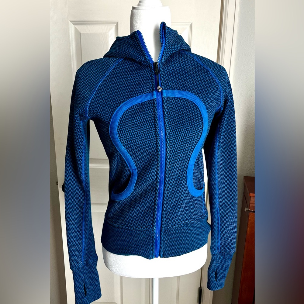 Lululemon blue scuba hoodie, Size 4